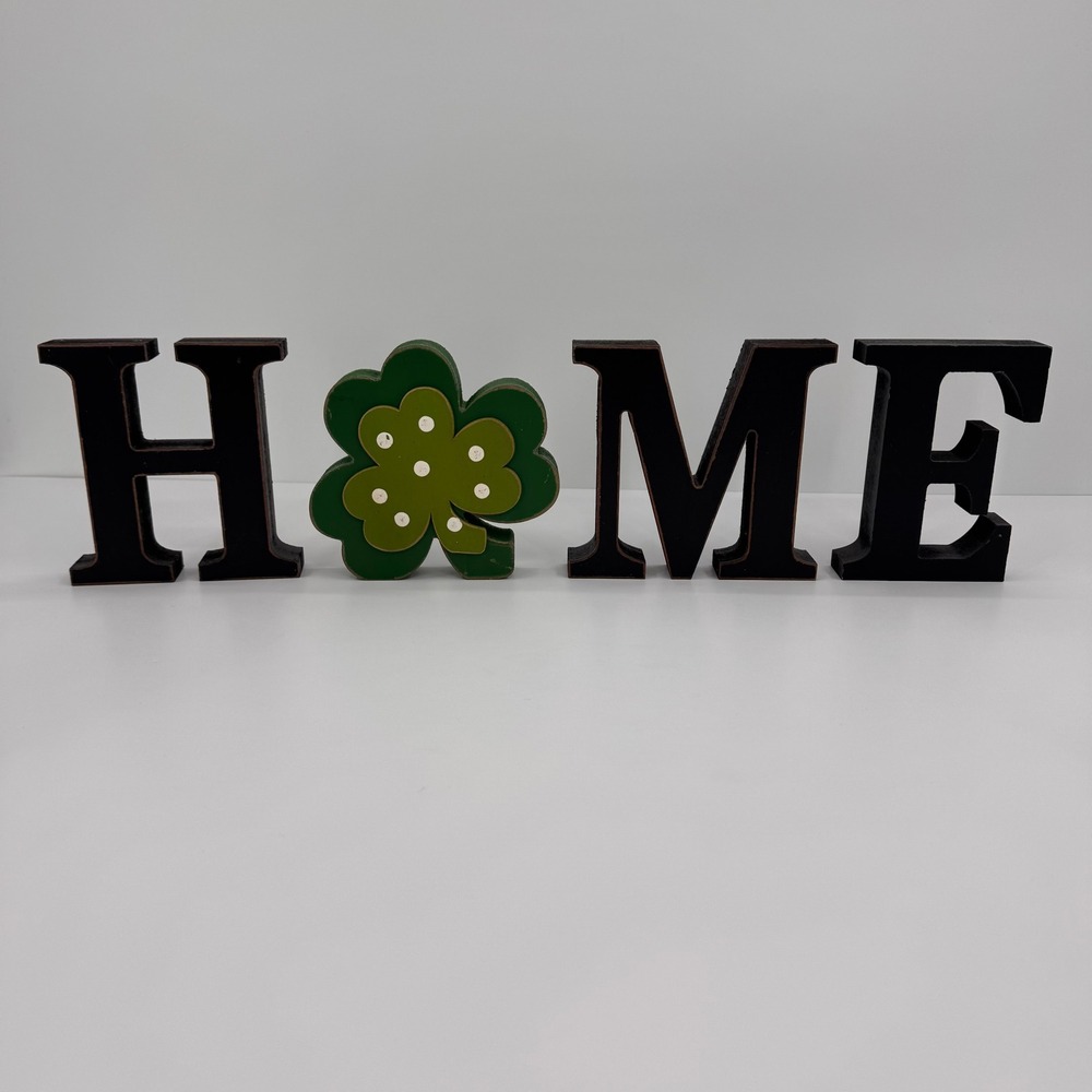 HOME Glitzhome‎ Shelf Sitter Seasonal Holiday 13-Piece Wooden Interchangeable - Picture 3 of 16